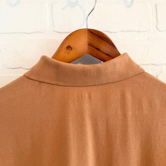 NWOT Inesis Men’s Polo Shirt Short Sleeve Preppy Neutral Golf Camel Tan XL - Picture 10 of 10